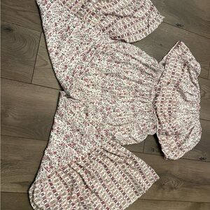 Japna strapless floral jumpsuit -boho